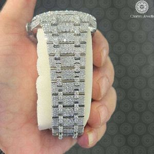 Montre mécanique en acier inoxydable Charm, boîtier de 40 mm, affichage analogique, date automatique, fermoir à bouton-poussoir, montre de luxe pour homme, mode, 10 bars - Product Image 5