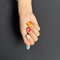 Ongles portables faits à la main, prix d'usine, faible MOQ, approvisionnement en gros, emballage personnalisé, ongles réutilisables, qualité salon, personnalisables