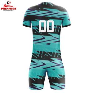 Uniforme de Fútbol Personalizado de Secado Rápido Antibacterial, 100% Poliéster, Protección UV, Manga Corta, Transpirable, Verano, Alta Calidad - Product Image 2