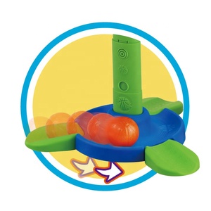 Mini panier de basket-ball en plastique avec effets sonores et lumineux à piles, jeu de tir au basket-ball - Product Image 6