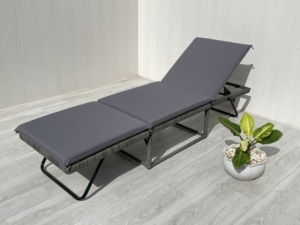 Tumbona Plegable Moderna de Ratán con Cojín, Fabricada en Vietnam, Precio al por Mayor, para Muebles de Jardín, Piscina, Patio - Product Image 5