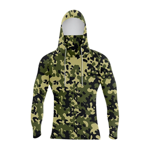 Chemises et vestes de pêche en polyester pour hommes, protection solaire, performance extérieure, manches longues, avec capuche - Product Image 2