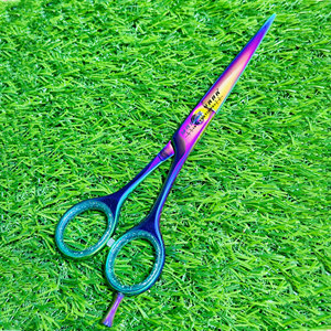 Ciseaux de coiffure professionnels japonais de haute qualité multicolores, ciseaux de barbier de haute précision en acier inoxydable, ciseaux de salon - Product Image 4