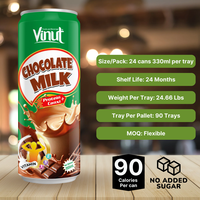 Meilleur prix de gros boisson au lait au chocolat 250ml de protéines + Canxi Vietnam fabricant OEM/ODM échantillon gratuit marque privée