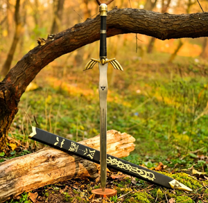 Réplica de la Espada Maestra de The Legend of Zelda – Espada de Link inspirada en Twilight Princess |   Versión Negra Hecha a Mano para Cosplay y Regalo para Él - Product Image 6