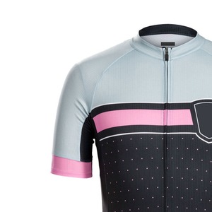 Maillot de cyclisme en Spandex/Polyester de haute qualité, léger, coupe-vent, séchage rapide, respirant, manches courtes, unisexe, avec logo, vêtements de sport - Product Image 4