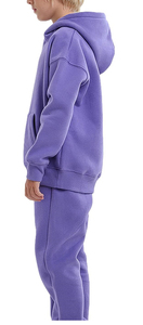 French Terry Heavyweight <b>Oversized</b> Kids Boys Track Suit <b>Joggers</b> Acid Wash Solid Color Block Two-Toned Streetwear Winter - Product Image 6
