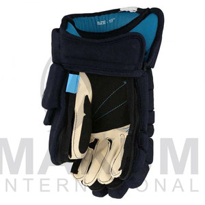 Guantes de Hockey sobre Hielo de Cuero Impermeables, Cómodos y Flexibles, con Cierre de Gancho y Bucle - Product Image 3