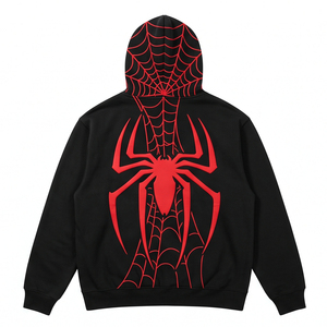 เสื้อสเวตเชิ้ตผ้าฝ้าย 100% แบบสวมใส่สบาย สไตล์สตรีทแวร์ ดีไซน์พิเศษ ไหล่ตก พิมพ์ลายสกรีนสีไล่ระดับ ความหนาแน่นสูง เป็นมิตรต่อสิ่งแวดล้อม - Product Image 2