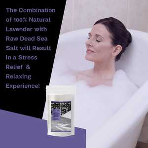 Aromasong Int. 1LB Sal del Mar Muerto Cruda 100% Natural con Lavanda, Logo Personalizado, Exfoliante Corporal, Ritual de Baño, Origen EE. UU., Para Adultos - Product Image 2