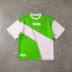 Custom Made T-shirt Men's Short Sleeve Two-<b>Panel</b> Custom T-Shirt 100% Cotton Available in Two Colors - Product Image 6