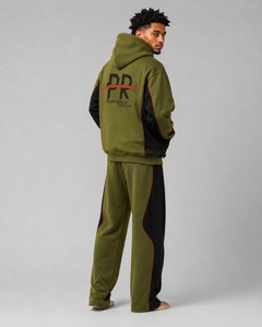 Conjunto Deportivo Personalizado 2026, 100% Algodón, Corte Ajustado, para Hombre, con Logotipo de Marca Personalizado, Ropa Deportiva de Invierno de Secado Rápido, OEM - Product Image 4