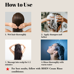 Shampooing crème BISEN riche en algues, soutien fort des cheveux et du cuir chevelu, 180g - Product Image 4