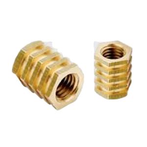 Fixation hexagonale en laiton à finition unie - Product Image 1