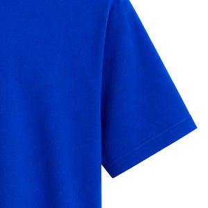 เสื้อยืดสีน้ำเงินรอยัล ผ้าฝ้าย คอกลม แขนสั้น แฟชั่นสำหรับทุกเพศ สวมใส่สบายทุกวัน ผ้าเนื้อนุ่มคลาสสิก - Product Image 4