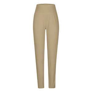 Leggings térmicos sin costuras con forro polar de cintura alta para invierno, color caqui, leggings térmicos para clima frío para actividades al aire libre. - Product Image 1