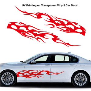 Calcomanía de Vinilo Transparente Impresa con UV Personalizada para Publicidad y Promoción de Vehículos - Product Image 5