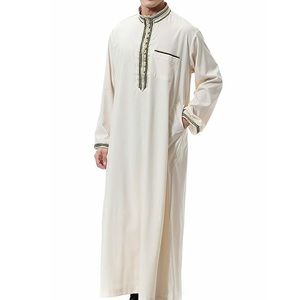 Jalabiya de Alta Calidad, Nueva Colección 2026, Ropa Islámica Thobe para Hombre, Estilo Musulmán Holgado, Thobes de Manga Larga, Estilo Étnico, Túnicas Holgadas - Product Image 2