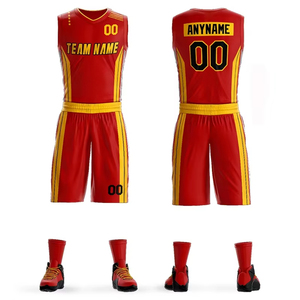 Camiseta de Baloncesto Reversible Personalizada Unisex para Adultos, 100% Poliéster, Sin Mangas, de Secado Rápido, Transpirable, Ecológica, Talla Grande, con Nombre - Product Image 3