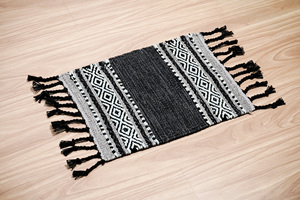 Handwoven Cotton Chenille <b>Mat</b> Custom Color Wholesale Home Decor Supplier India - Product Image 3