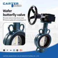 Vanne papillon concentrique à plaquettes en acier inoxydable CF8 304 avec actionneur pneumatique solénoïde, joint NBR PTFE, résistante à la corrosion chimique et à l'eau