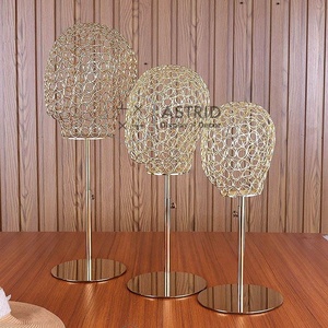 Soporte Moderno Dorado Hueco Ajustable y Desmontable para Exhibición de Cabezas de Maniquí, Gorras y Sombreros para Tiendas Minoristas - Product Image 6