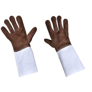 Heavy Duty Cow Split leather <b>gloves</b> canada <b>Long</b> Lasting Industrial Safety <b>Gloves</b> with Hand Protection <b>Gloves</b> - Product Image 3