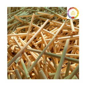 Pailles à boire en bambou |   Pailles biodégradables organiques réutilisables de 8 pouces, vente en gros, approvisionnement en vrac - Product Image 2