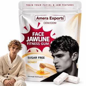 Productos de Belleza para Adultos de Marca Privada, Goma de Mascar Extra Dura para la Línea de la Mandíbula, Sabor a Miel, Baja en Azúcar, Proveedor al por Mayor OEM ODM - Product Image 1