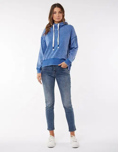 High Quality Acid Wash Custom Plan Hoodie Custom Logo Women Full <b>Zip</b> <b>Hooded</b> Sweatshirts 100% Cotton Korean Hoodie with Oem - Product Image 2