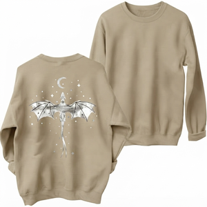 Sweat-shirt en velours tendance kaki pour femme, col rond, manches lanternes, imprimé lettres personnalisées, style streetwear décontracté, respirant pour l'hiver - Product Image 1