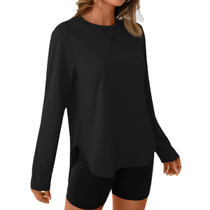 Camisetas Deportivas de Manga Larga para Mujer, Protección Solar UPF 50+, Ropa Deportiva de Secado Rápido para Gimnasio y Running - Product Image 3