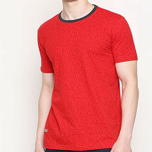 T-shirt pour homme en coton 100% tricoté, style personnalisé, haute qualité - Design décontracté confortable, couleur personnalisée, séchage rapide, manches courtes - Product Image 5