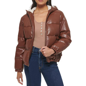 Breathable Men's Quilted Canvas Puffer <b>Jacket</b> OEM Custom Logo <b>Winter</b> Hooded Zipper <b>Waterproof</b> Warm Fashion Outerwear Wholesale - Product Image 1