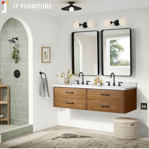 Muebles de Baño de Lujo Personalizados JY Project con Gabinete para el Hogar, Mueble de Baño Moderno con Lavabo y Cajones - Product Image 5