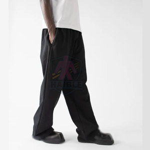 กางเกงวอร์มทรงหลวมขนาดใหญ่ คุณภาพสูง สวมใส่สบาย ผ้าฝ้าย ทรงจ็อกเกอร์ เอวปรับได้ เหมาะสำหรับกิจกรรมประจำวัน - Product Image 4