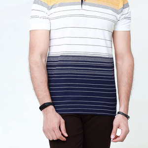 Polos de golf pour hommes en coton 100% avec logo brodé personnalisé, tendance du moment, couleur unie, en vente à bas prix - Product Image 5