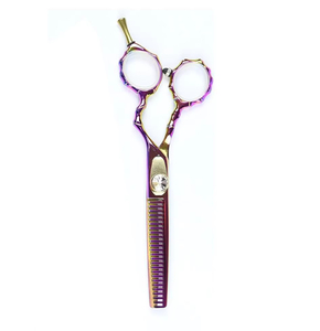 Tijeras de entresacar profesionales japonesas de acero inoxidable con dientes, para diestros, para peluquería y salón de belleza - Product Image 3