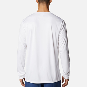 T-shirts de pêche unisexes personnalisés avec logo, UPF 50+, légers, respirants, coupe-vent, à manches longues et ventilés, vente en gros - Product Image 2