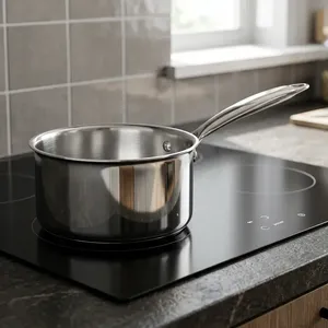 Cacerola Triple de Acero Inoxidable Premium de 18 cm, Grado 304, Olla Resistente para Sopas, Guisos, Hervir, Simular y Uso Diario - Product Image 5