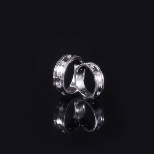 Anillo de Cóctel Geométrico AMBER JEWELS con Diamantes Cultivados en Laboratorio, Chapado en Oro de 14K, Engaste de Garras, Certificado IGI, Unisex, para Fiestas - Product Image 4
