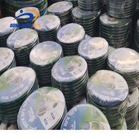 Tuyau d'arrosage en PVC tressé anti-torsion 1/2\" 3/4\" Flexibilité de l'eau Tuyau tressé ISO Enrouleur de tuyau Plastique noir -10-65 degrés 2-8mm