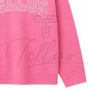 Sudadera de Cuello Redondo para Mujer, Color Gris Sólido, Tejida, Manga Larga, Informal, para Otoño, Talla Grande, Sudadera de Invierno para Mujer - Product Image 4