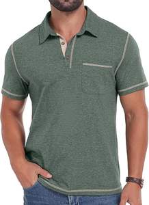 เสื้อเชิ้ตผู้ชายไซส์ใหญ่ ผ้าฝ้ายระบายอากาศดี แขนสั้นลำลอง รุ่น LEAFITS LF-PS-0514 พิมพ์ลายตัวอักษร - Product Image 6