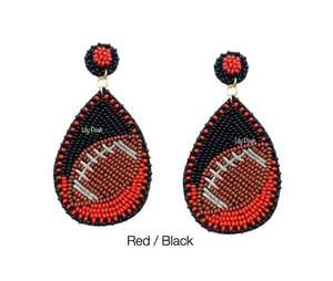 Pendientes de flores multicolor, elegantes y modernos, hechos a mano con cuentas bordadas, para mujeres, de la India. - Product Image 4