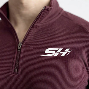 Chaqueta de tela elástica para hombre, material de mezcla de poliéster resistente a la decoloración, control de humedad, impermeable y transpirable. - Product Image 4