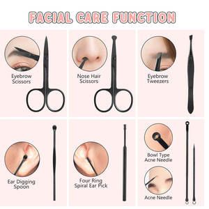 High Quality Stainless Steel Rose Gold Plated Manicure Tool Set Dead Skin Cuticle Pusher Pedicure Nail Art Tool Set - Product Image 5