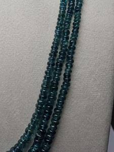 Cuentas Redondas Lisas de Turmalina Azul Índigo Natural de Alta Calidad, 3mm-7mm, Personalizables para la Fabricación de Joyería y Collares - Product Image 6