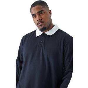 Prix d'usine en gros, 100% Coton pour design de panneaux, tissu uni, extensible, à séchage rapide, respirant, personnalisé, pour hommes - Product Image 6