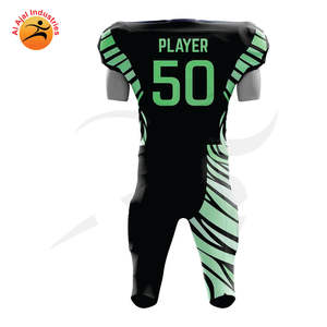 Maillots de football sublimés respirants de haute qualité, uniformes de football américain personnalisés, logo personnalisé, maillots de football américain - Product Image 6